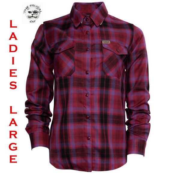 DIXXON FLANNEL - SAILOR'S DELIGHT Flannel Shirt - Women's Large - Picture 1 of 11